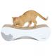 Vigo cat scratcher / bed / lounger / toy - white