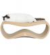 Lui Cat Scratcher / Bed / Lounger - eco-friendly dense board - BROWN